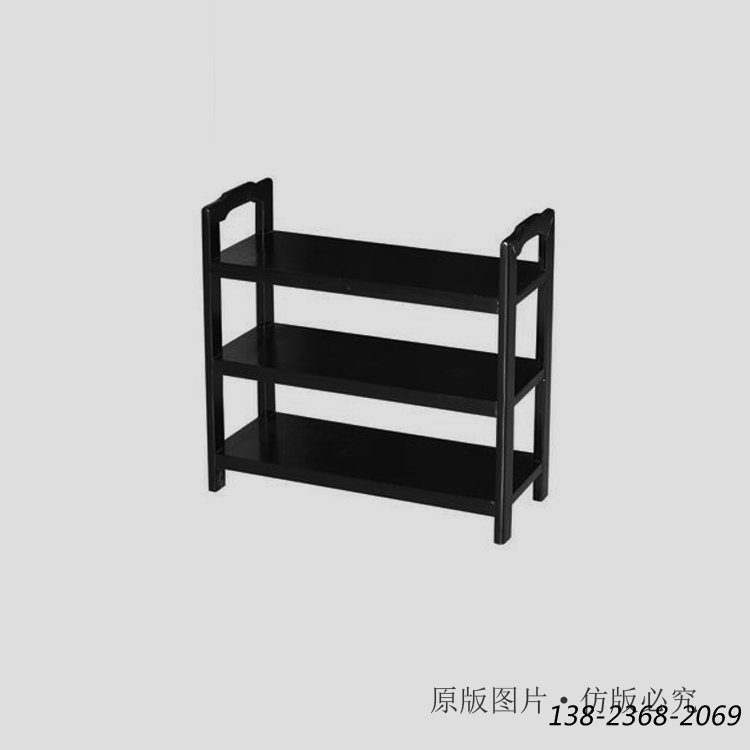 火鍋店專(zhuān)用3層蔬菜架，杉木菜架子，火鍋菜架