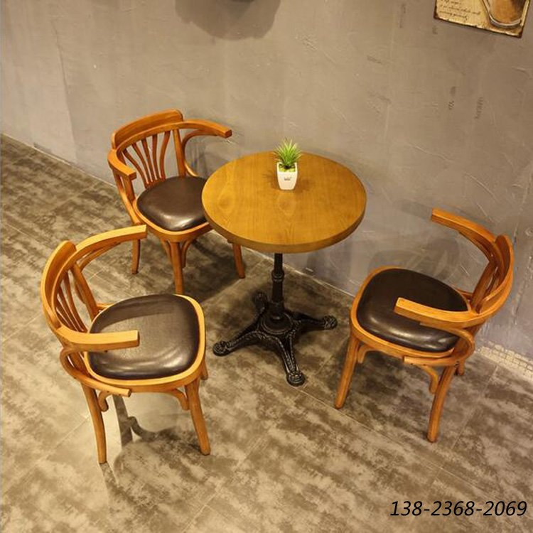 甜品店餐桌椅訂做，餐桌椅組合，休閑餐廳家具