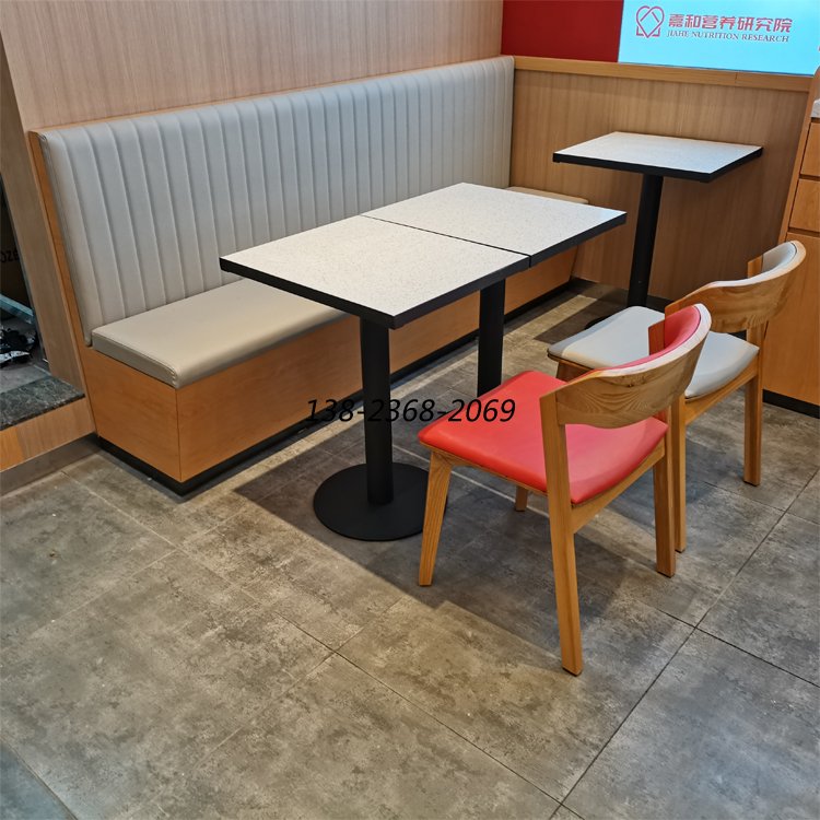 茶餐廳靠墻沙發(fā)訂制，餐